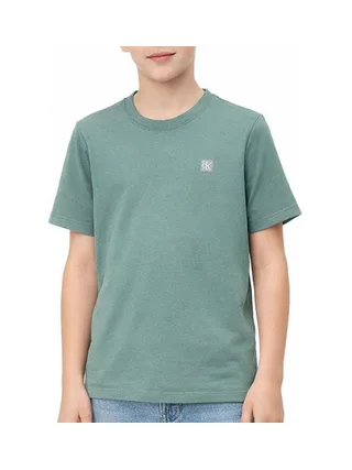 T-shirt Vert Garçon Calvin Klein Jeans IU0IU00543 1