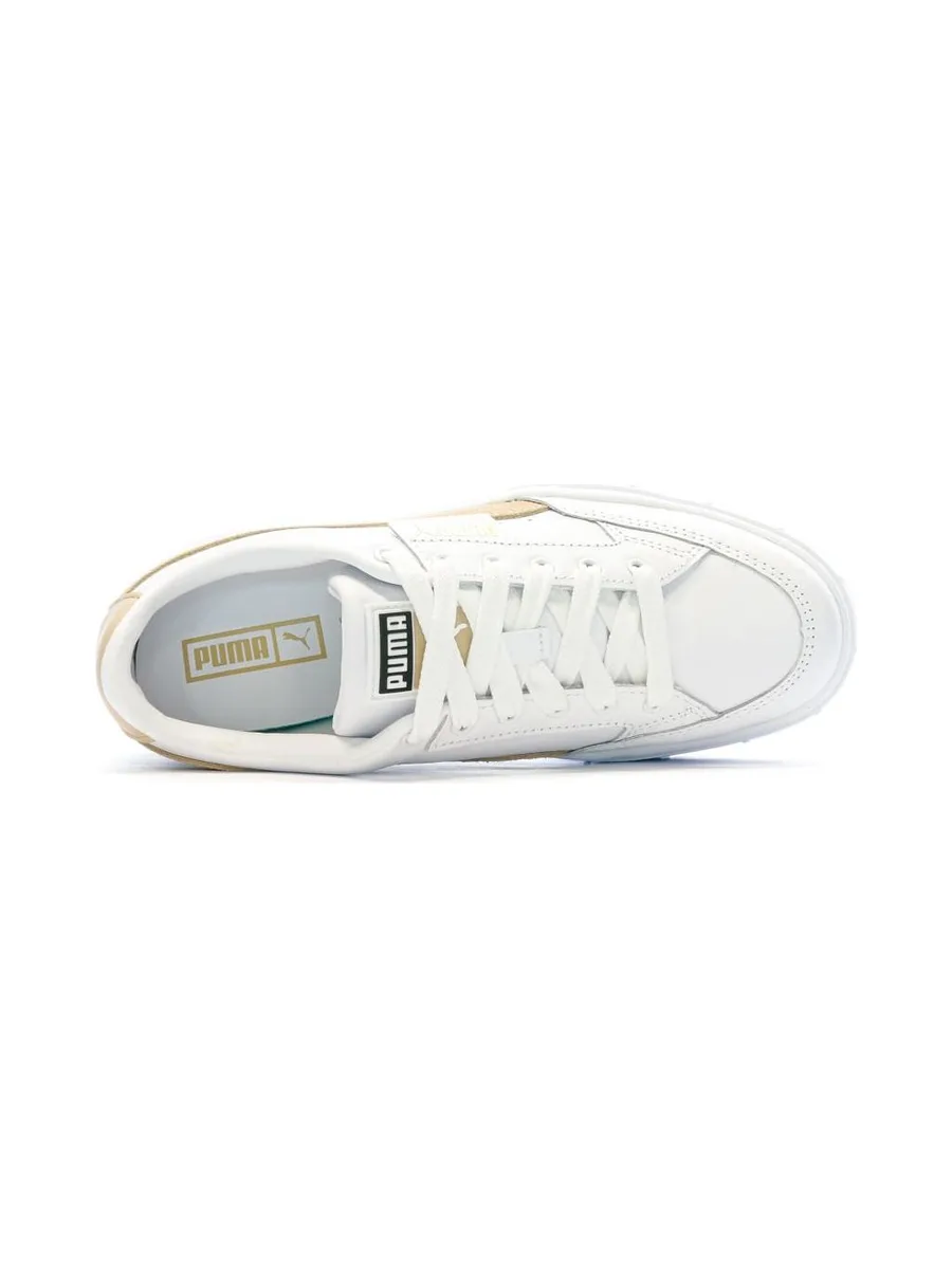 Baskets Blanc/Beige Femme Puma Mayze Stack 5