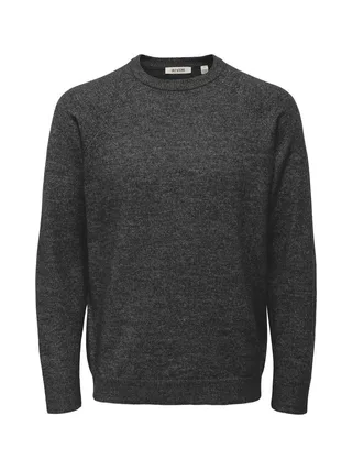 Pull Gris Foncé Homme Only & Sons Thomas 1
