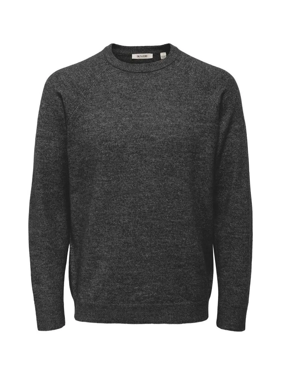 Pull Gris Foncé Homme Only & Sons Thomas 2