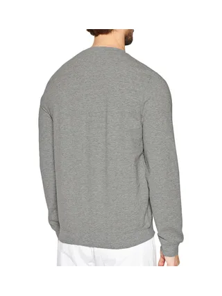 Sweat Gris Homme Guess Triangle Logo 2