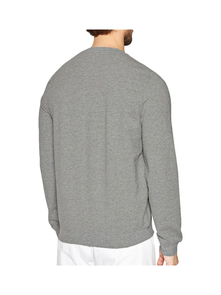 Sweat Gris Homme Guess Triangle Logo 3