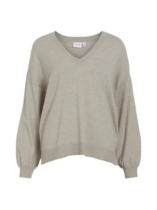 Pull Beige Femme Vila Comfy 1
