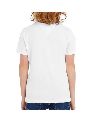 T-Shirt Blanc Garçon Tommy Hilfiger Essentialpol 2