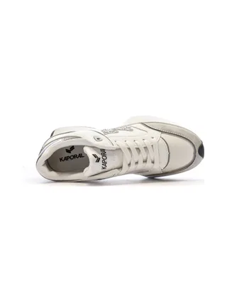 Baskets Blanches/Grises Femme Kaporal Rayonne 4