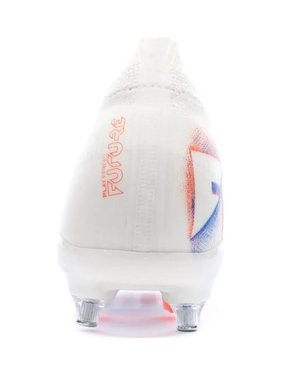 Chaussures de football Blanches/Oranges Homme Puma Future 8 Match 4