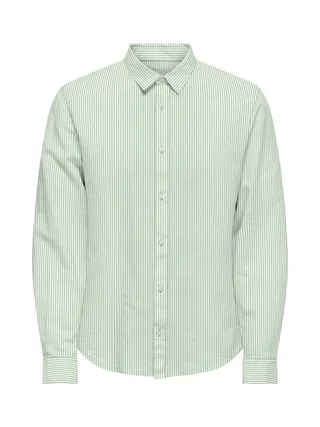 Chemise Verte Homme Only & Sons Cantley Life 1
