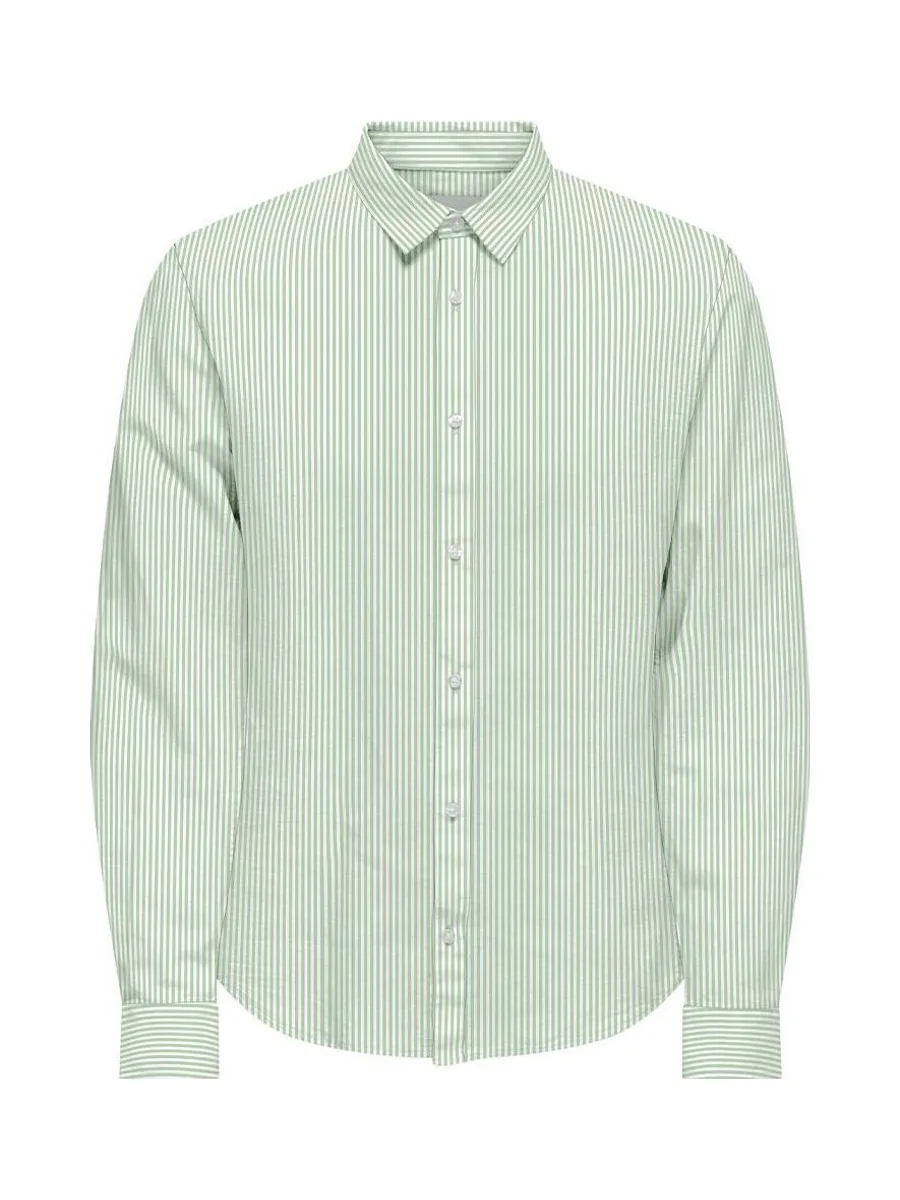 Chemise Verte Homme Only & Sons Cantley Life 1