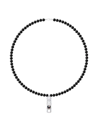 Collier Perles de Tahiti Rondes 8-9 mm — Argent 925 Millièmes — 55 cm — Homme 2