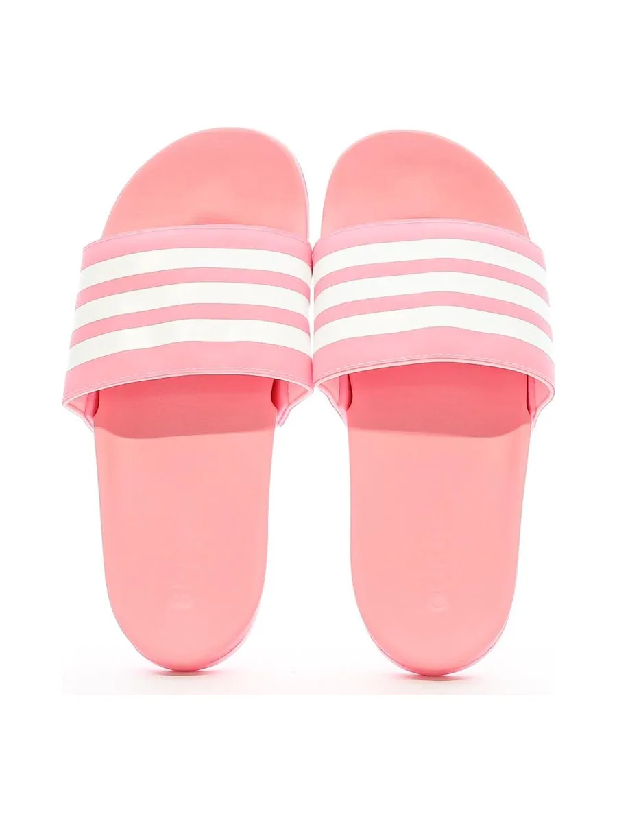 Claquettes Rose/Blanc Adidas Adilette Comfort 4