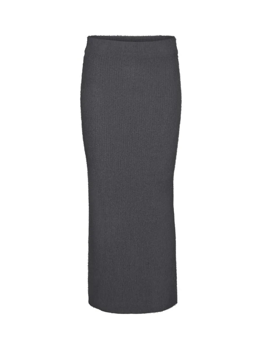 Jupe Longue Grise Femme Vero Moda Puff 1