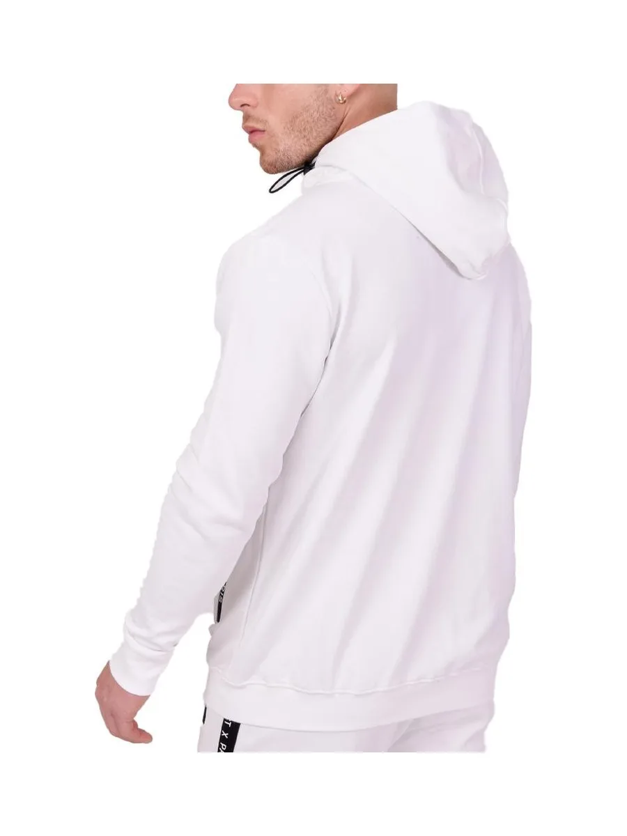 Veste Zippé à Capuche Blanc Homme Project X Paris Basic 2