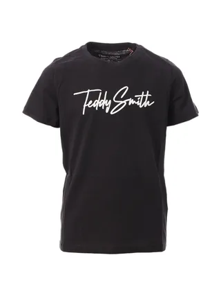 T-shirt Marine/Logo Garçon Teddy Smith Evan 1