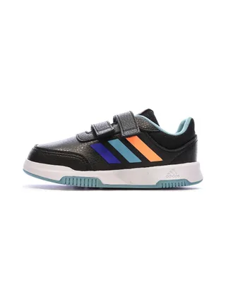 Baskets Noires/Bleu Garçon Adidas Tensaur 1