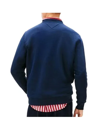 Sweat Marine Foncé Homme Tommy Hilfiger Linear Crew 2