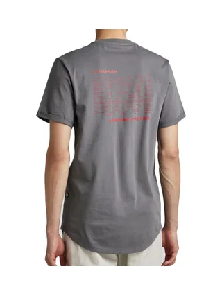 T-shirt Gris Homme G-Star Raw Lash Back 2
