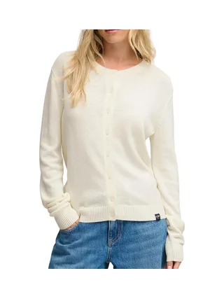 Gilet Écru Femme Superdry Essential Slouchy 1