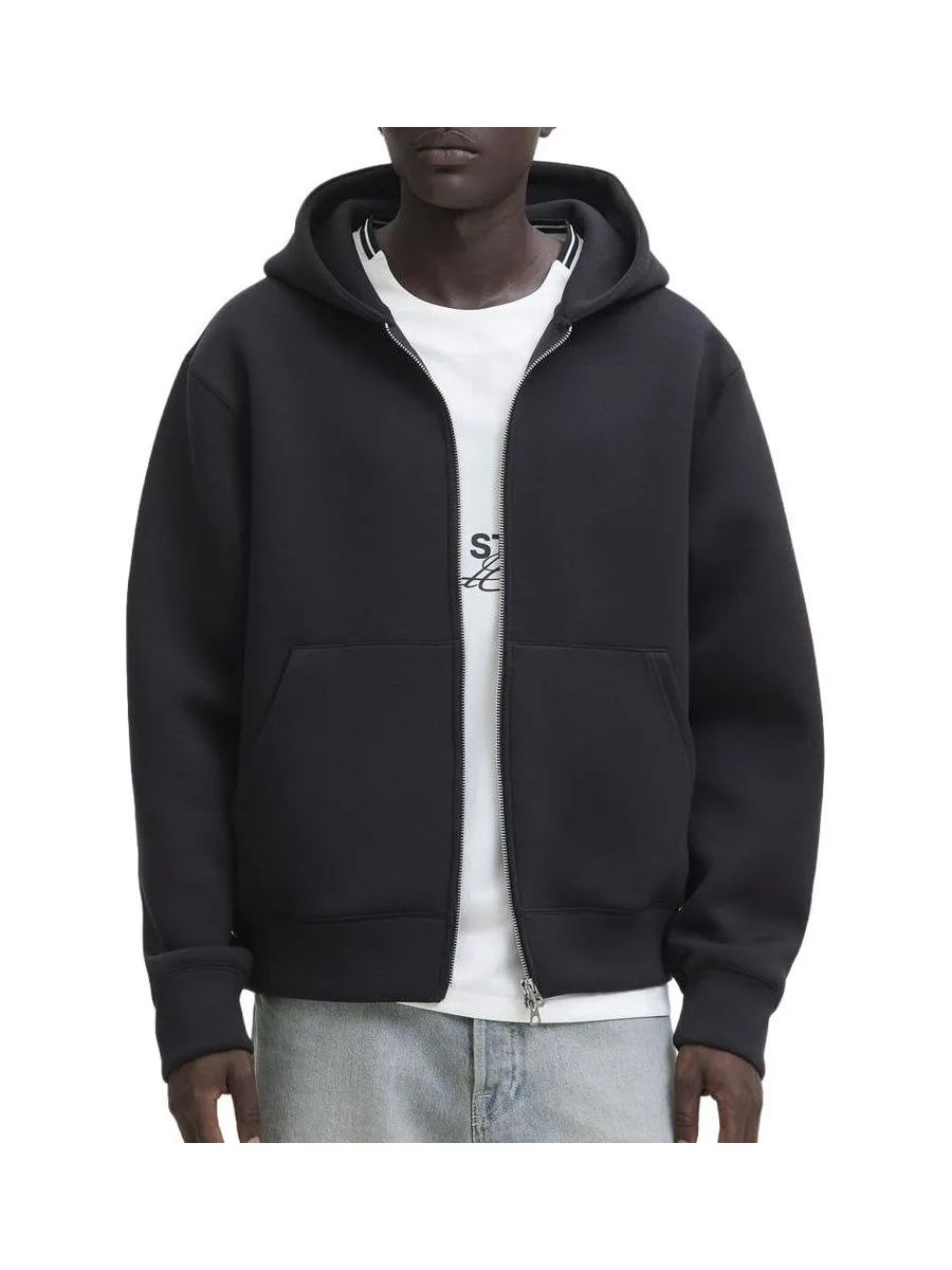 Sweat Zippé Noir Homme Jack & Jones Cover Scuba 2