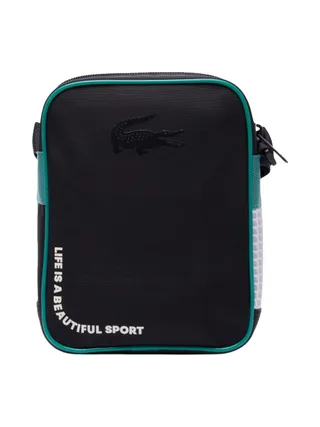 Sacoche Noir/Bleu Homme Lacoste bayou 2