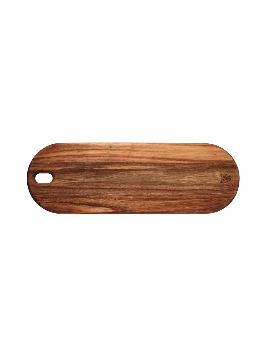 Planche à découper en bois d'acacia ELIN - 55 x 18cm 3