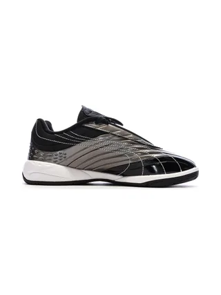 Baskets Argent/Noir Garçon Puma Goalgetter 2