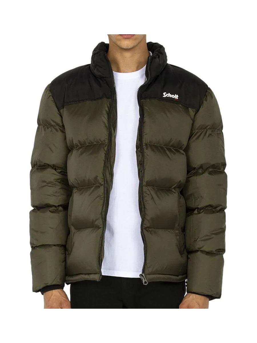 Doudoune Kaki Homme Schott Utah 1