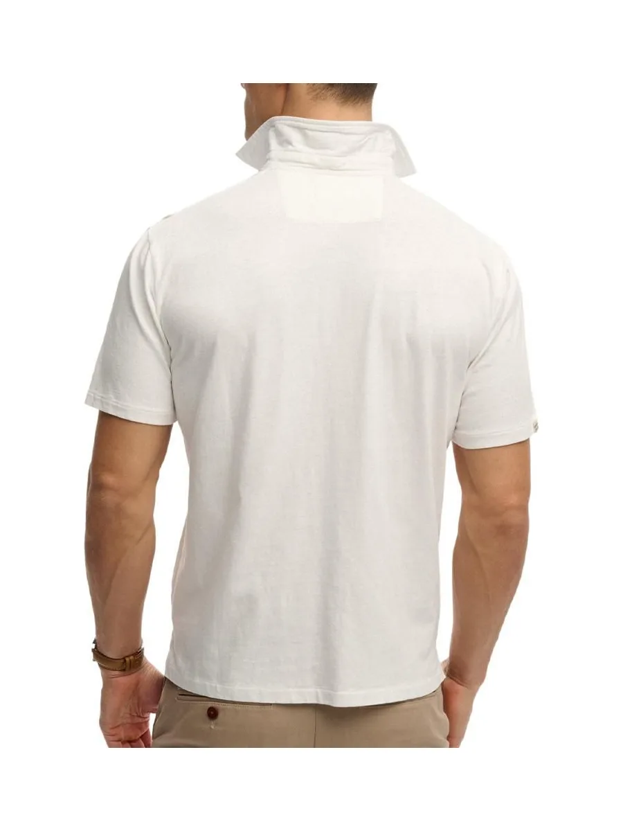 Polo Blanc Homme Superdry Classic 1 3