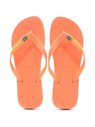 Tongs Orange Homme Havaianas Brasil Layers 3