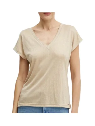 T-shirt Beige Femme Morgan Fantaisie 241 DAGA 1