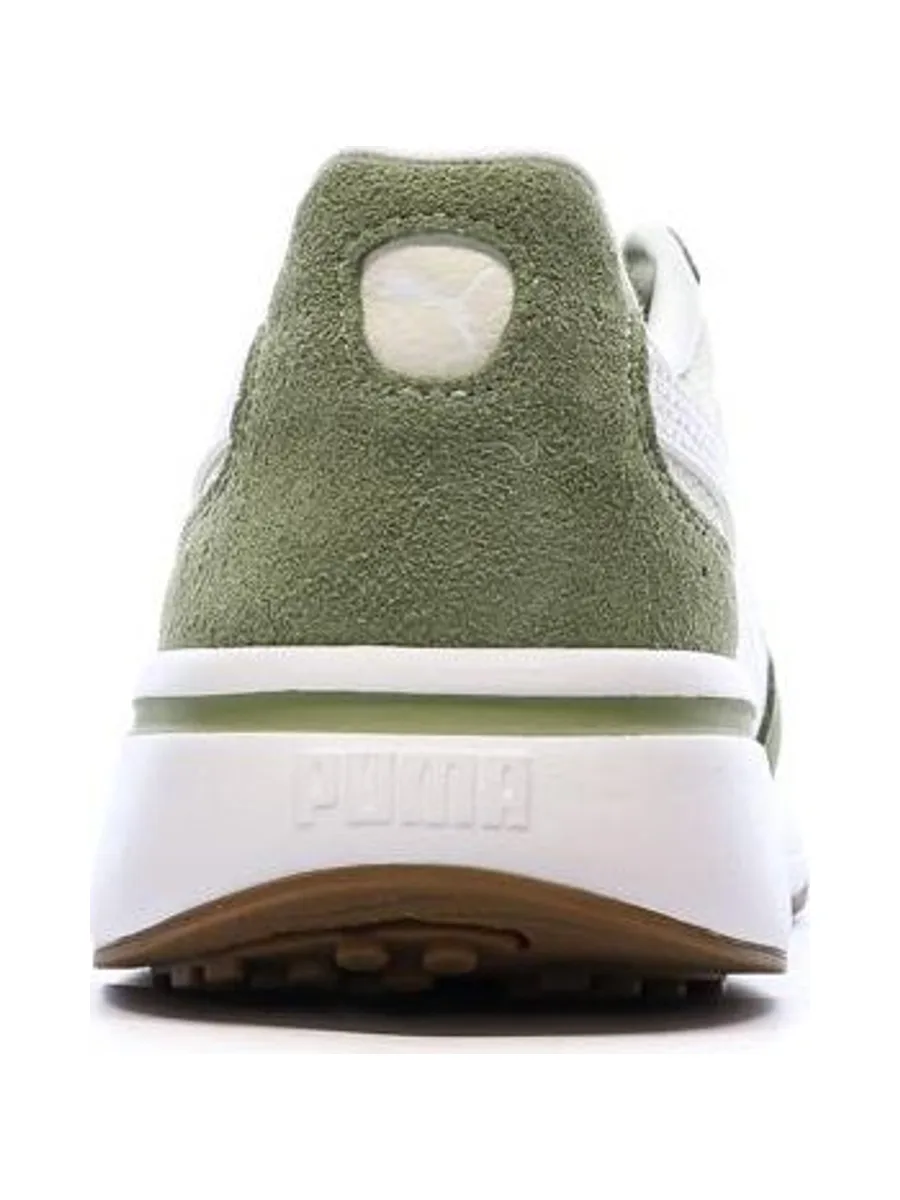 Baskets Blanc/Kaki Femme Puma R78 Glance 4
