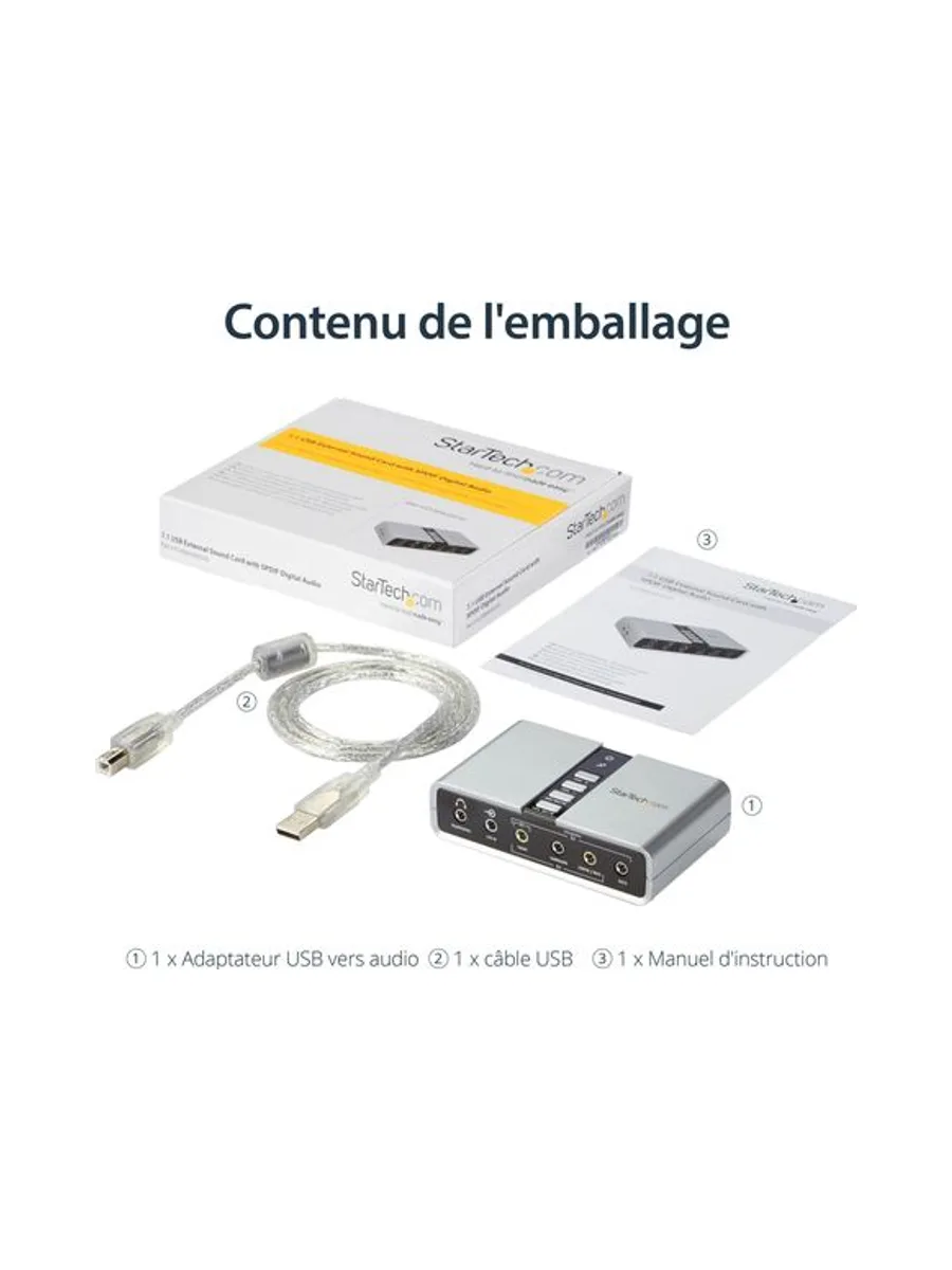 USB Audio Adapter External Sound Card 12