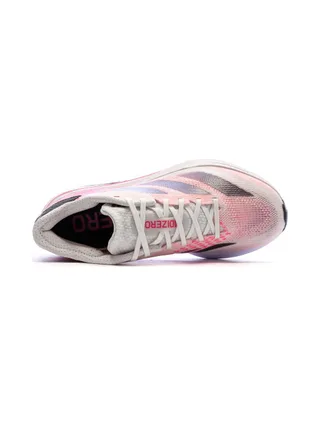 Chaussures de running Blanches/Roses Femme Adidas Adizero 4