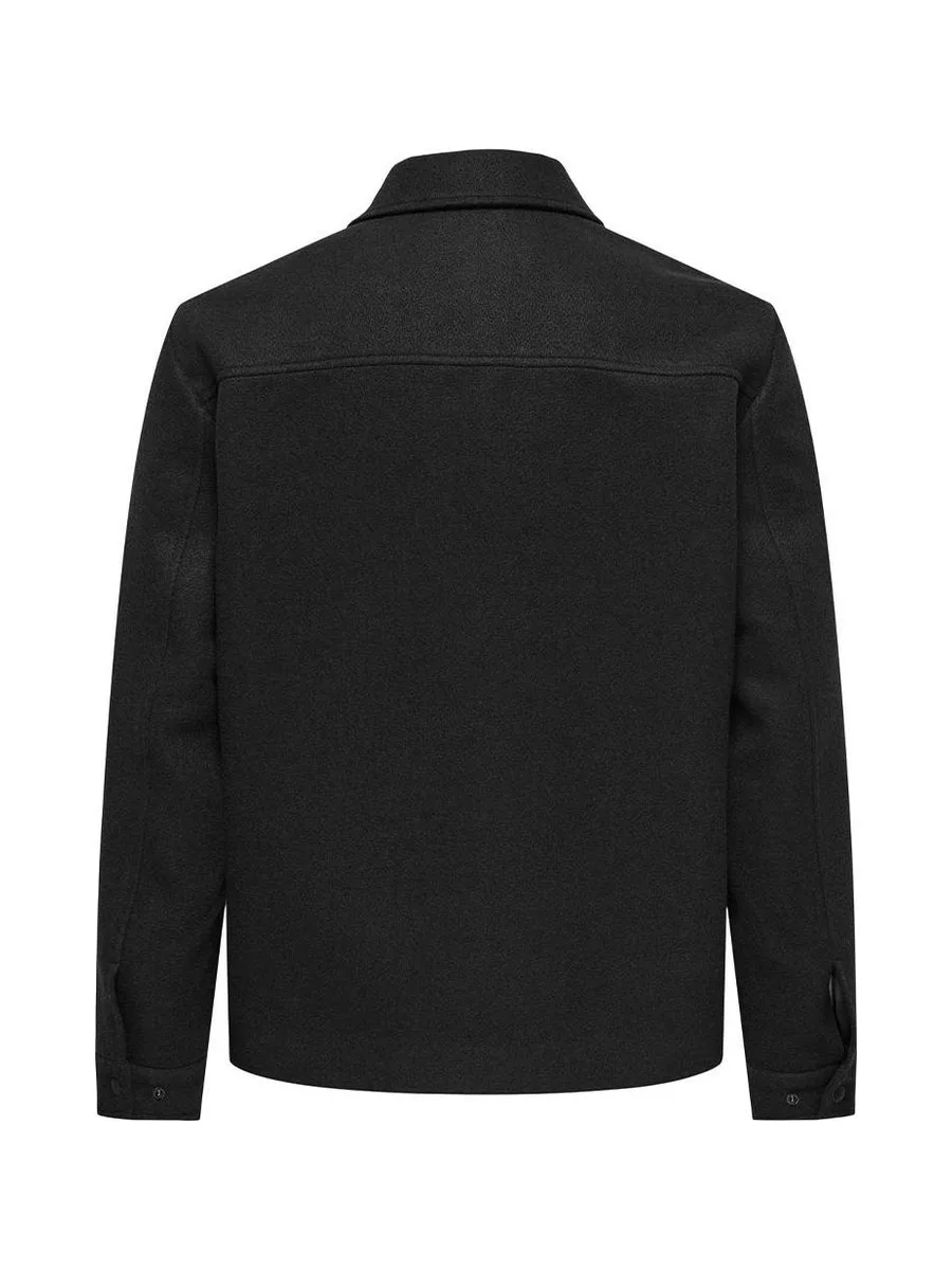 Veste Noir Homme Only & Sons Ponnor 3