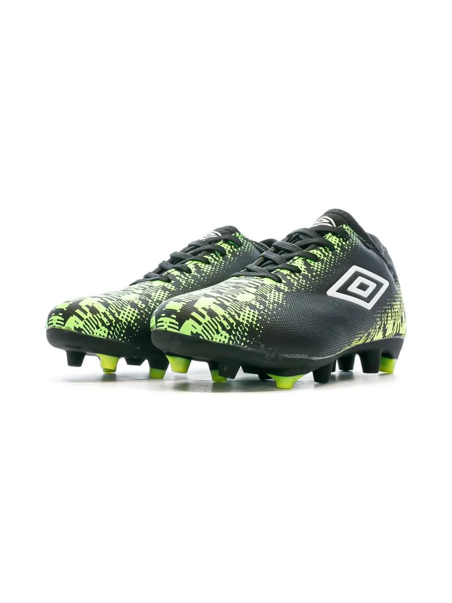 Chaussures football Noir/Jaune Garçon Umbro Form Net 7