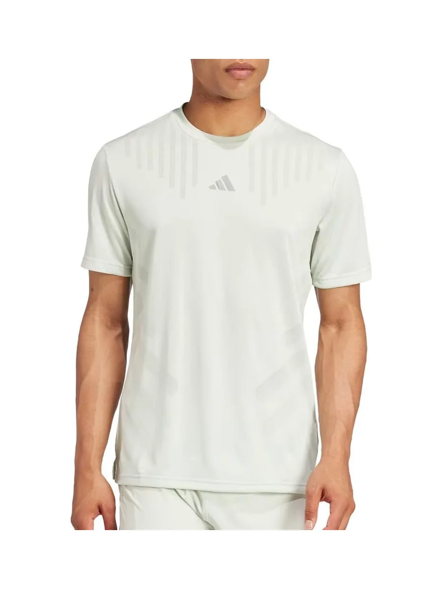 T-Shirt Vert Homme Adidas Hiit Airchi 2