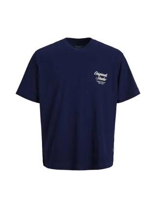T-Shirt Marine Garçon Jack & Jones Typo 1