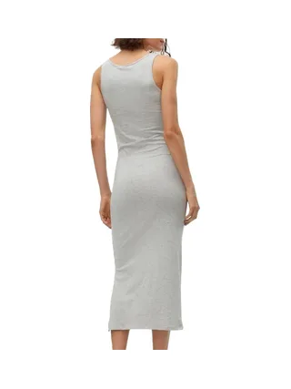 Robe Grise Femme Vero Moda Soft Maxi 2