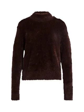 Pull Marron Femme Morgan Duveteuse 3