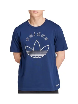 T-shirt Marine Homme Adidas Grfx Tee 1