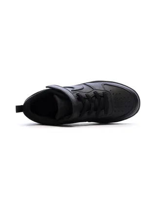 Baskets Noires Garçon Nike Court Borough Low Recraft 4