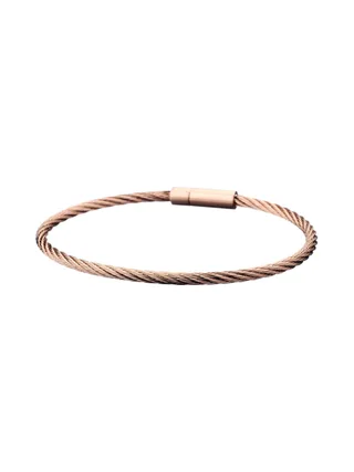 Bracelet Lourmel rose doré - acier 1