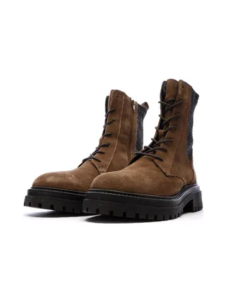 Bottines Marron/Noir Femme Geox Iridea 6