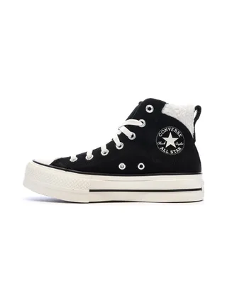 Baskets Noires Femme Converse Chuck Taylor All Star Puff 1
