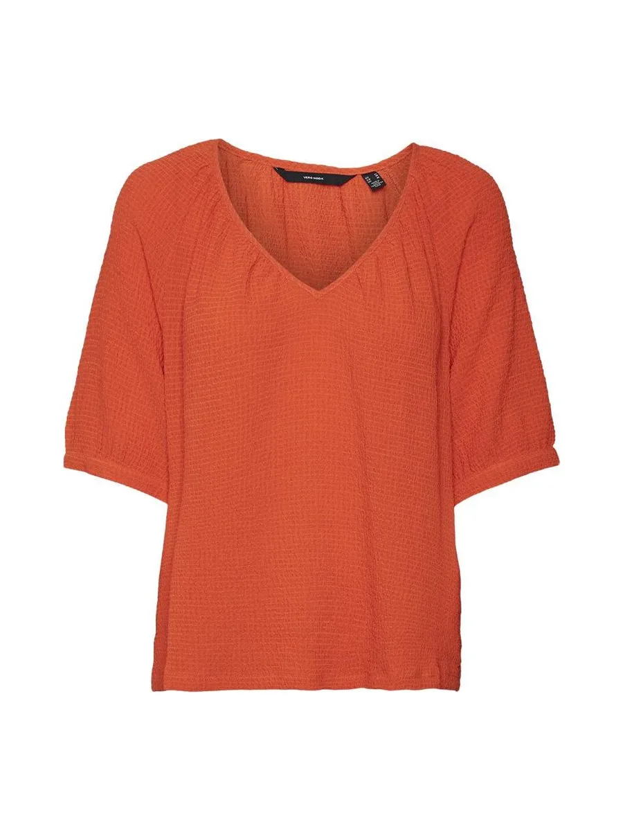 T-shirt Rouge Femme Vero Moda Kassi 4
