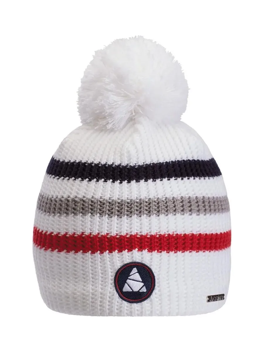 Bonnet Blanc/Marine Homme Cairn Olivier 2