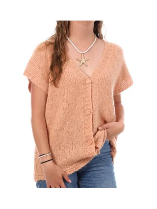 Gilet Rose Femme Teddy Smith Laurie 1