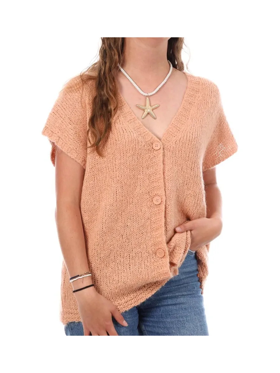Gilet Rose Femme Teddy Smith Laurie 2