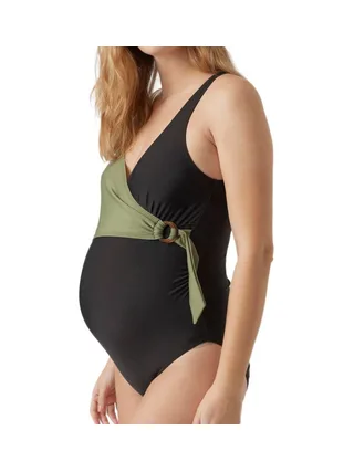Maillot de bain Vert/Noir Femme Mamalicious 20017625 1