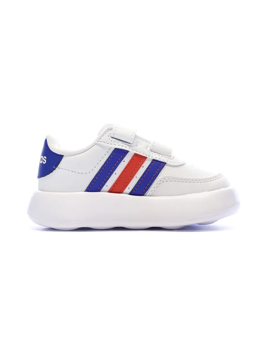 Baskets Blanc/Bleu/Rouge Garçon Adidas Breaknet 2.0 3