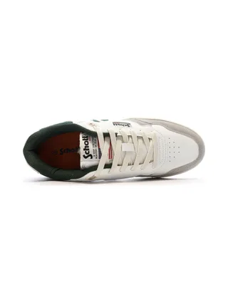 Baskets Blanches/Grises/Vertes Homme Schott Darcy 4